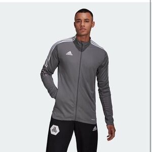 Adidas Men's Tiro 21  Gray Track Jacket XL NWT